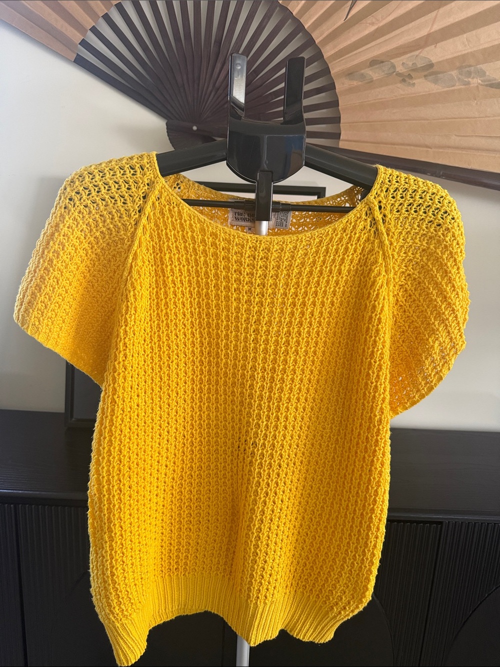 Vibrant Yellow Knit Vintage 80’s The Import Workshop Sweater